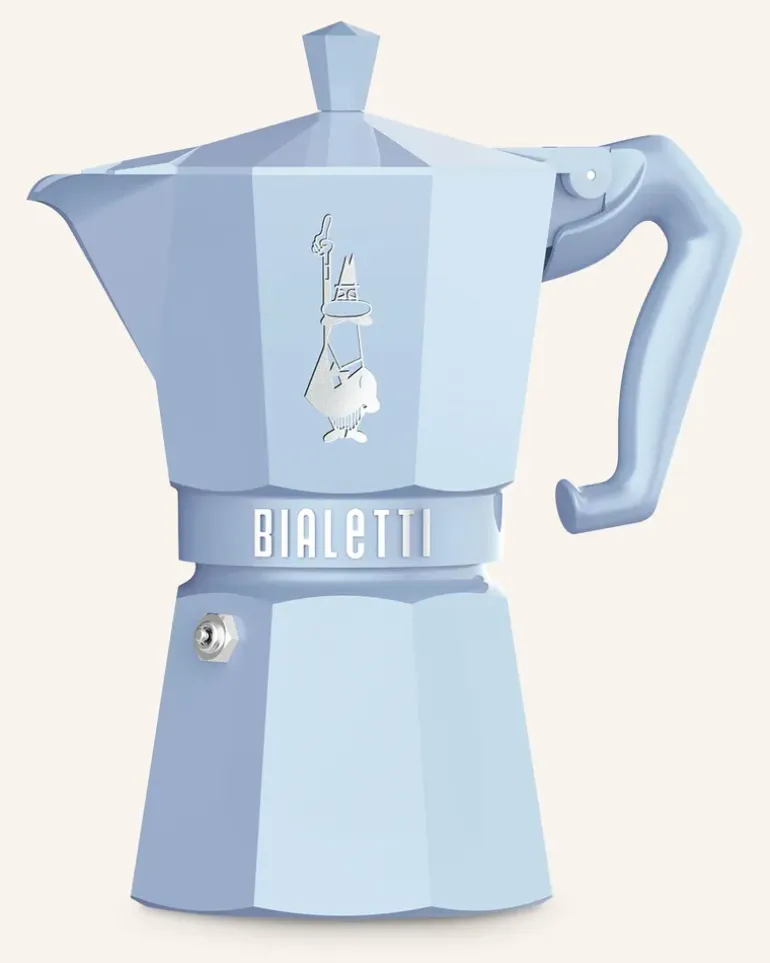 Espressokocher Moka Exclusive blau Hellblau
