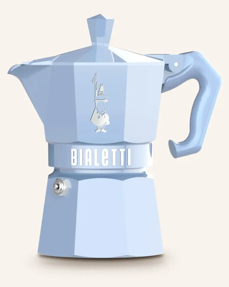 Espressokocher Moka Exclusive blau Hellblau