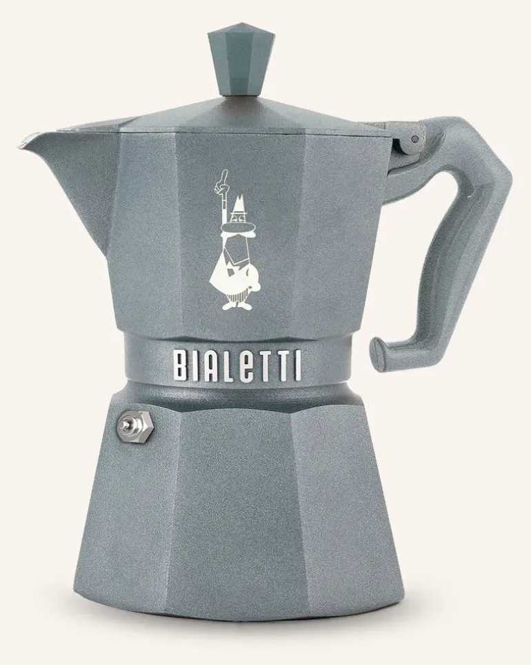 Espressokocher Moka Exclusive grau