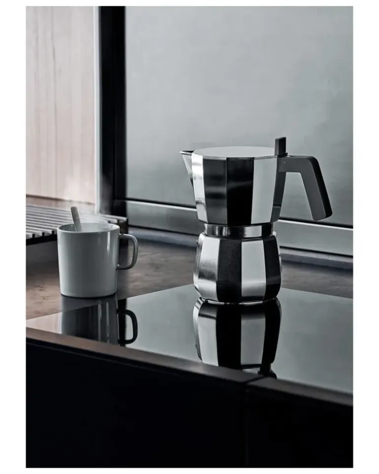 Espressokocher Moka silber