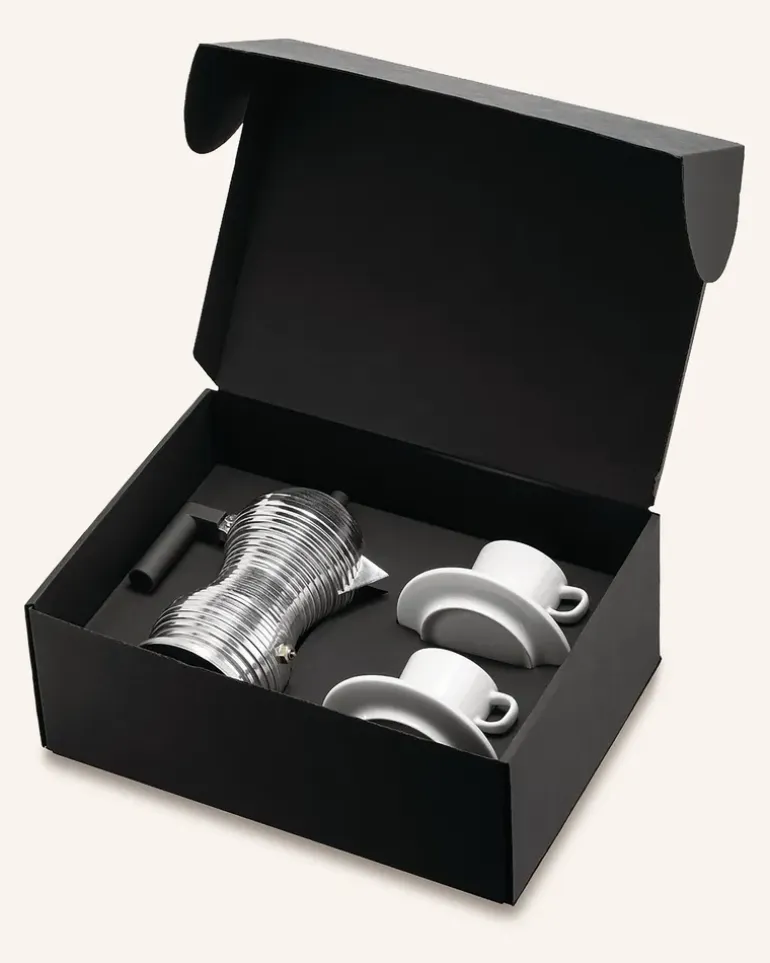 Espressokocher Pulcina silber