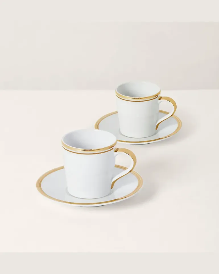 Espressotassen-Geschenkset Wilshire Gold