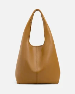 Etienne Hobo Bag aus geschmeidigem Leder in Gelb Gelb Unisex Cumin
