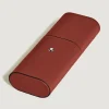 Etui für 2 Schreibgerät aus Sartorial Leder - Red Oak - Leder - MB223127 - Schreibgeräteetuis