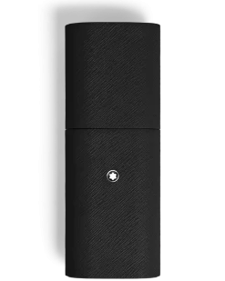 Etui für 2 Schreibgerät aus Sartorial Leder - Schwarz - Leder - MB222340 - Schreibgeräteetuis