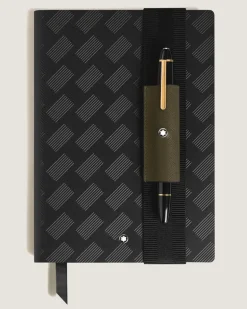 Etui für 1 Schreibgerät mit elastischem Band aus hochwertigem Leder - Khaki - Leder - MB221378 - Schreibgeräteetuis