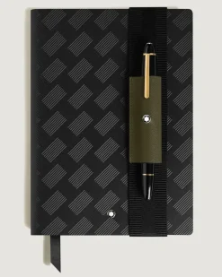 Etui für 1 Schreibgerät mit elastischem Band aus hochwertigem Leder - Khaki - Leder - MB221378 - Schreibgeräteetuis