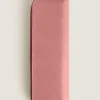 Etui für 1 Schreibgerät mit Reißverschluss aus Sartorial Leder - Zartes Rot - Leder - MB198884 - Schreibgeräteetuis