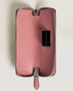 Etui für 1 Schreibgerät mit Reißverschluss aus Sartorial Leder - Zartes Rot - Leder - MB198884 - Schreibgeräteetuis