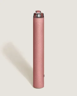 Etui für 1 Schreibgerät mit Reißverschluss aus Sartorial Leder - Zartes Rot - Leder - MB198884 - Schreibgeräteetuis