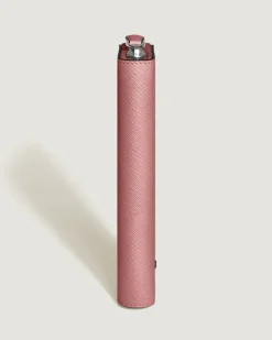 Etui für 1 Schreibgerät mit Reißverschluss aus Sartorial Leder - Zartes Rot - Leder - MB198884 - Schreibgeräteetuis