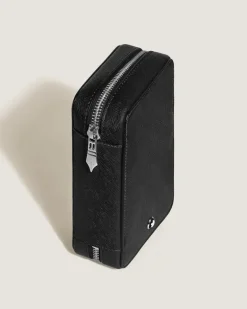 Etui für 8 Schreibgerät mit Reißverschluss aus Sartorial Leder - Schwarz - Leder - MB220374 - Schreibgeräteetuis