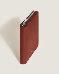 Etui für 5 Schreibgerät mit Reißverschluss aus Sartorial Leder - Red Oak - Leder - MB223035 - Schreibgeräteetuis