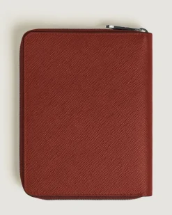 Etui für 5 Schreibgerät mit Reißverschluss aus Sartorial Leder - Red Oak - Leder - MB223035 - Schreibgeräteetuis