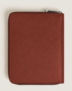 Etui für 5 Schreibgerät mit Reißverschluss aus Sartorial Leder - Red Oak - Leder - MB223035 - Schreibgeräteetuis