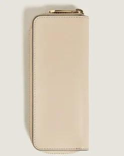 Etui für 2 Schreibgerät mit Reißverschluss aus Meisterstück Leder - Wolkiges Beige - Leder - MB221454 - Schreibgeräteetuis