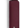 Etui für 1 Schreibgerät mit Reißverschluss aus Sartorial Leder - Cassis - Leder - MB199382 - Schreibgeräteetuis