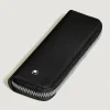 Etui für 5 Schreibgerät mit Reißverschluss aus Sartorial Leder - Schwarz - Leder - MB220372 - Schreibgeräteetuis