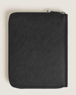 Etui für 5 Schreibgerät mit Reißverschluss aus Sartorial Leder - Schwarz - Leder - MB220372 - Schreibgeräteetuis