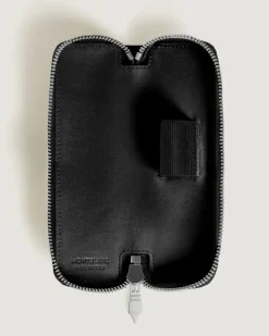 Etui für 5 Schreibgerät mit Reißverschluss aus Sartorial Leder - Schwarz - Leder - MB220372 - Schreibgeräteetuis