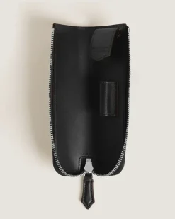Etui für 1 Schreibgerät mit Reißverschluss aus Sartorial Leder - Elfenbein - Leder - MB223125 - Schreibgeräteetuis