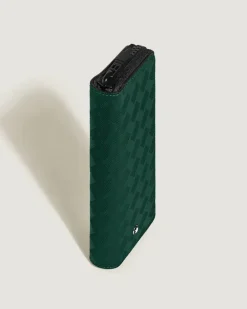 Etui für 2 Schreibgerät mit Reißverschluss aus Extreme Leder - British Green - Leder - MB220254 - Schreibgeräteetuis
