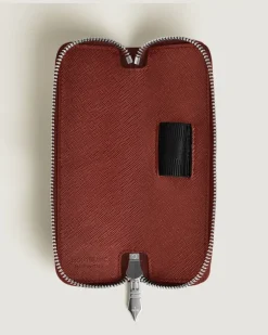 Etui für 1 Schreibgerät mit Reißverschluss aus Sartorial Leder - Red Oak - Leder - MB223091 - Schreibgeräteetuis