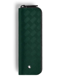 Etui für 1 Schreibgerät mit Reißverschluss aus Extreme Leder - British Green - Leder - MB220252 - Schreibgeräteetuis