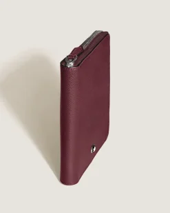 Etui für 5 Schreibgerät mit Reißverschluss aus Sartorial Leder - Cassis - Leder - MB199384 - Schreibgeräteetuis