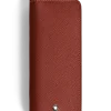 Etui für 2 Schreibgerät mit Reißverschluss aus Sartorial Leder - Red Oak - Leder - MB223093 - Schreibgeräteetuis