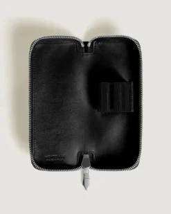 Etui für 2 Schreibgerät mit Reißverschluss aus Meisterstück Leder - Schwarz - Leder - MB221452 - Schreibgeräteetuis
