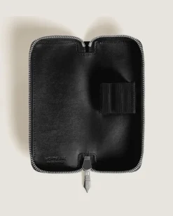 Etui für 2 Schreibgerät mit Reißverschluss aus Meisterstück Leder - Schwarz - Leder - MB221452 - Schreibgeräteetuis