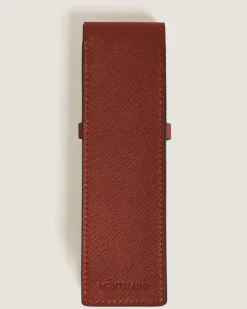 Etui Montblanc Envelope für 2 Schreibgerät - Red Oak - Leder - MB223087 - Schreibgeräteetuis