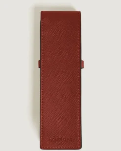 Etui Montblanc Envelope für 2 Schreibgerät - Red Oak - Leder - MB223087 - Schreibgeräteetuis