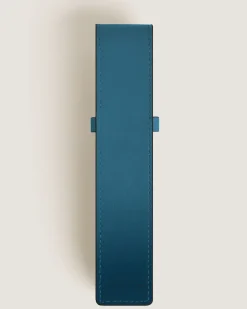 Etui Montblanc Envelope für 2 Schreibgerät - Tintenblau - Leder - MB221366 - Schreibgeräteetuis