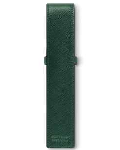 Etui Montblanc Envelope für 1 Schreibgerät - British Green - Leder - MB131200 - Schreibgeräteetuis