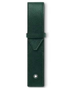Etui Montblanc Envelope für 1 Schreibgerät - British Green - Leder - MB131200 - Schreibgeräteetuis