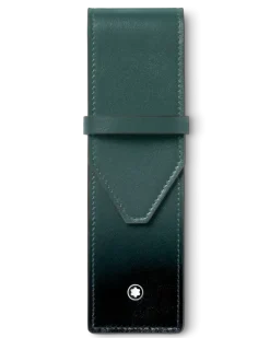 Etui Montblanc Envelope für 2 Schreibgerät - Sfumato-British Green - Leder - MB198285 - Schreibgeräteetuis