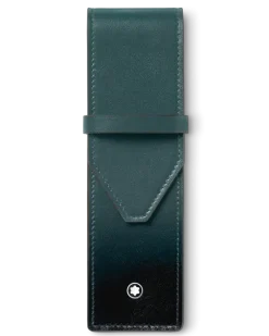 Etui Montblanc Envelope für 2 Schreibgerät - Sfumato-British Green - Leder - MB198285 - Schreibgeräteetuis