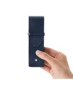 Etui Montblanc Envelope für 2 Schreibgerät - Tintenblau - MB131744 - Schreibgeräteetuis