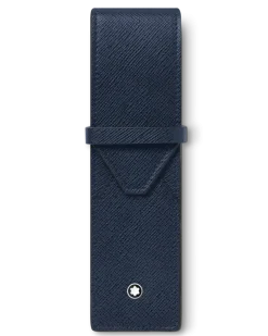 Etui Montblanc Envelope für 2 Schreibgerät - Tintenblau - MB131744 - Schreibgeräteetuis