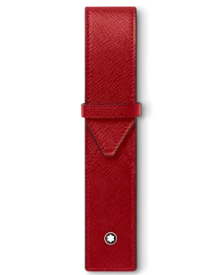 Etui Montblanc Envelope für 1 Schreibgerät - Red - Leder - MB130835 - Schreibgeräteetuis