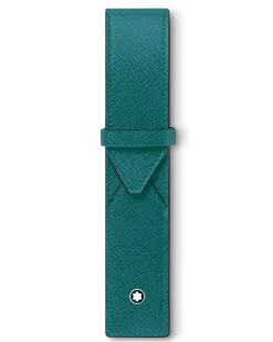 Etui Montblanc Envelope für 1 Schreibgerät - Petrolblau - MB131743 - Schreibgeräteetuis