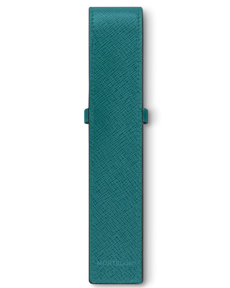 Etui Montblanc Envelope für 1 Schreibgerät - Petrolblau - MB131743 - Schreibgeräteetuis