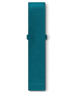 Etui Montblanc Envelope für 1 Schreibgerät - Petrolblau - MB131743 - Schreibgeräteetuis