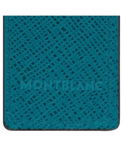 Etui Montblanc Envelope für 1 Schreibgerät - Petrolblau - MB131743 - Schreibgeräteetuis