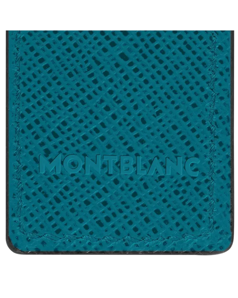 Etui Montblanc Envelope für 1 Schreibgerät - Petrolblau - MB131743 - Schreibgeräteetuis