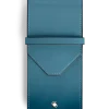 Etui Montblanc Envelope für 3 Schreibgerät - Rauchiges Sfumato-Blau - Leder - MB199264 - Schreibgeräteetuis