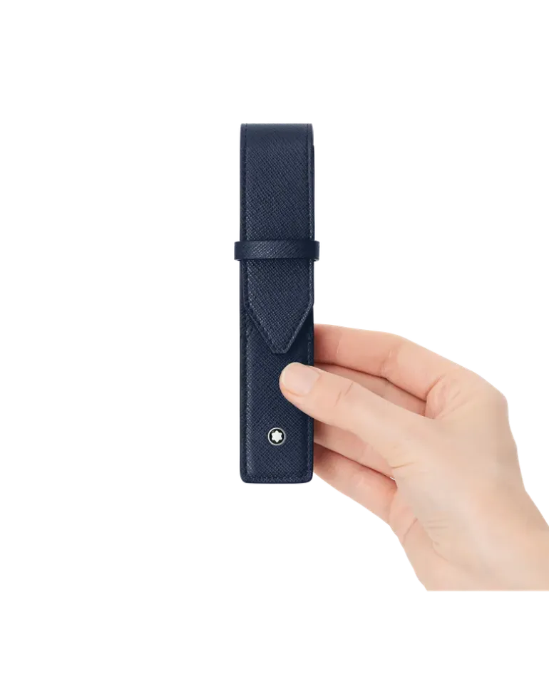 Etui Montblanc Envelope für 1 Schreibgerät - Tintenblau - MB131740 - Schreibgeräteetuis