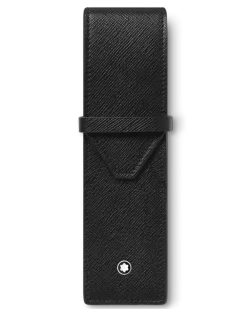 Etui Montblanc Envelope für 2 Schreibgerät - Schwarz - Leder - MB130751 - Schreibgeräteetuis